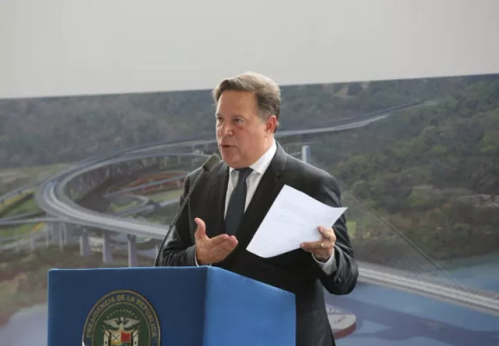 Juan Carlos Varela enfrentó la renuncia de más de 40 de sus funcionarios. Foto: Presidencia de la República.