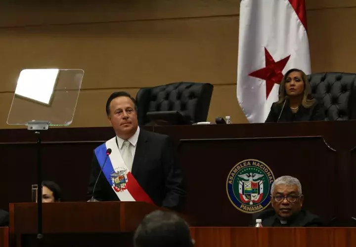 Presidente Juan Carlos Varela. 