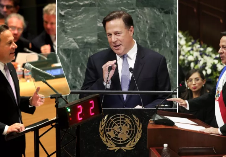 En sus discursos en Perú, Estados Unidos y Panamá, Varela ha mostrado un país que no compagina con la realidad. Foto/Archivo