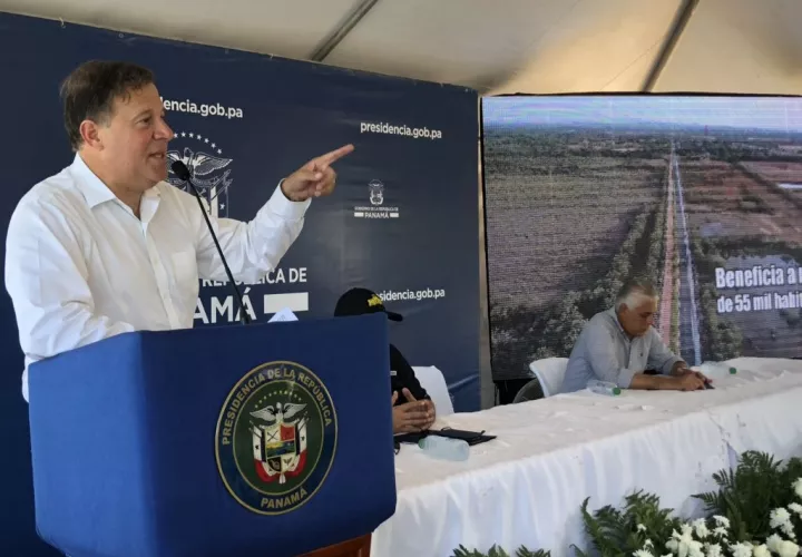Presidente Juan Carlos Varela. 