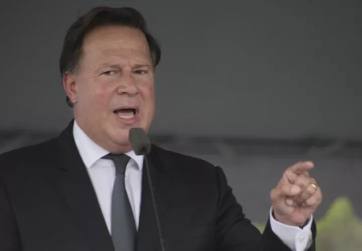 Juan Carlos Varela, le inquieta que investiguen las finanzas públicas. Foto de cortesía