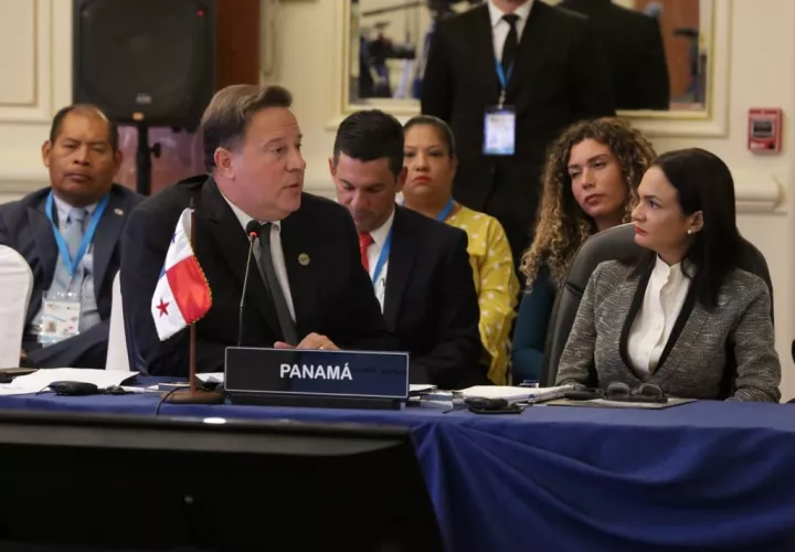 Presidente de Panamá, Juan Carlos Varela. 