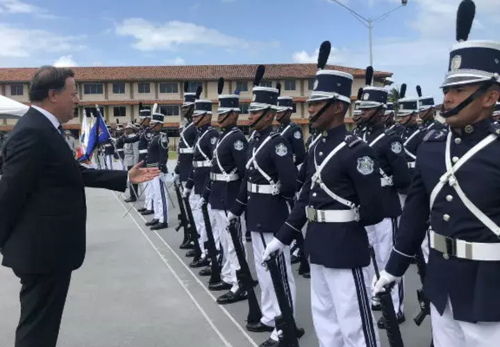 Nueva estrategia se anunció en acto realizado en Escuela de Oficiales, en Colón. Foto/Cortesía