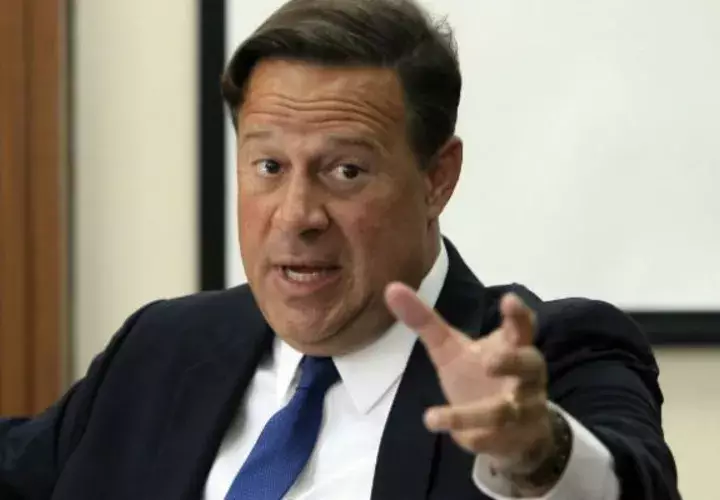 Juan Carlos Varela, presidente de la República de Panamá.