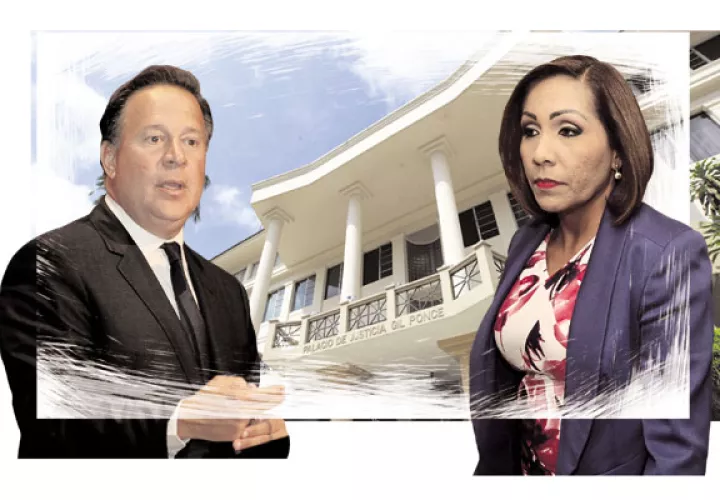 Juan Carlos Varela y Yanibel Ábrego