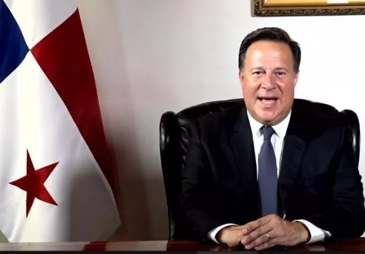 Juan Carlos Varela se despide como presidente de Panamá en cadena nacional. 