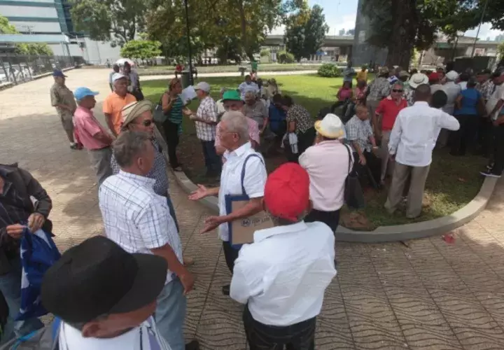 Jubilados y pensionados de Panamá. 