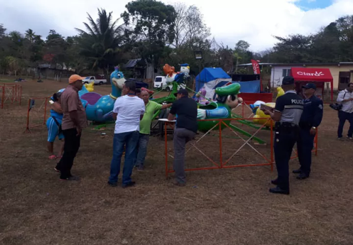Al momento del accidente los juegos mecánicos no estaban funcionando. Foto/ Melquiades Vásquez