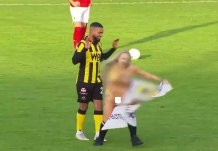 El jugador se sonrojó.