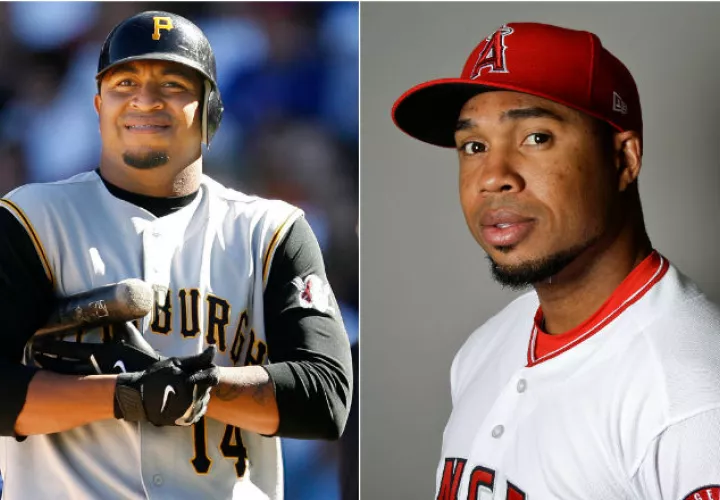 Jose Castillo y Luis Valbuena jugaron en la Gran Carpa. Foto AP