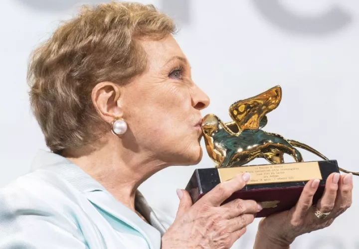 La actriz británica Julie Andrews.  AP