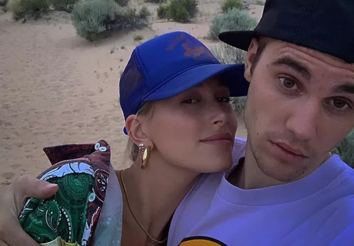 Justin Bieber y Hailey Baldwin. Foto: Instagram