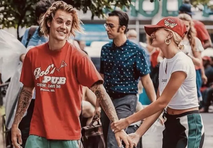 Bieber dijo que con la publicación deseaba "honrar" a su pareja. Foto: Instagram 