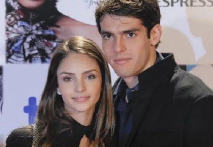 Kaká y su exesposa.