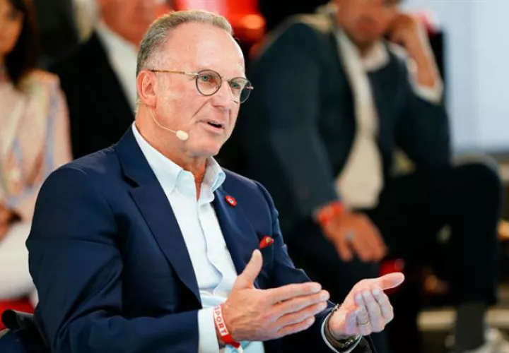 Karl-Heinz Rummenigge leyenda del club alemán. Foto EFE
