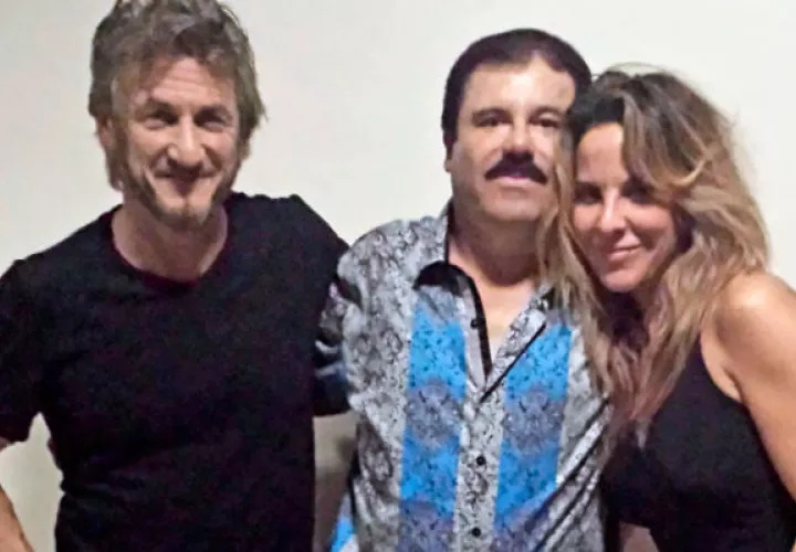 Sean Penn, El Chapo y Kate del Castillo. 