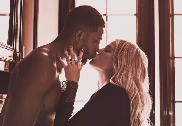 Khloe Kardashian y Tristan Thompson.