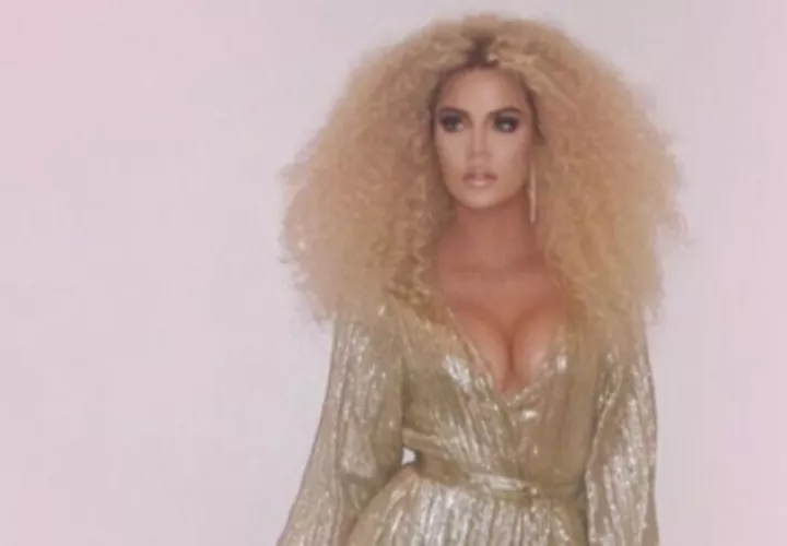 Esta es la foto donde se aprecia el error. Instagram/ Khloé Kardashian 