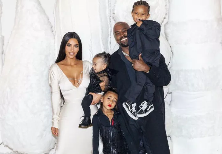 Kim Kardashian y su familia.