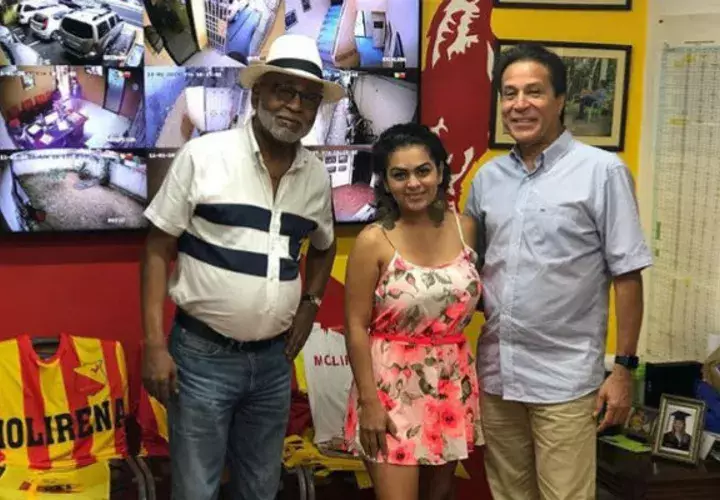 Esteban Rodríguez, Assilem "La Polla" Delgado y Francisco Alemán.