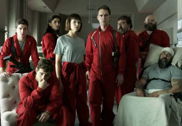 Escena de 'La Casa de Papel'.