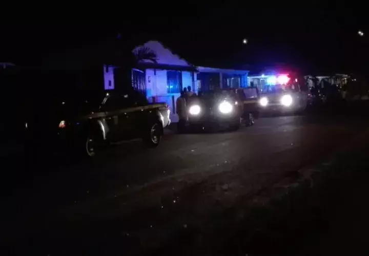 Operativo del MP para realizar el levantamiento del cadáver de la docente en La Chorrera.