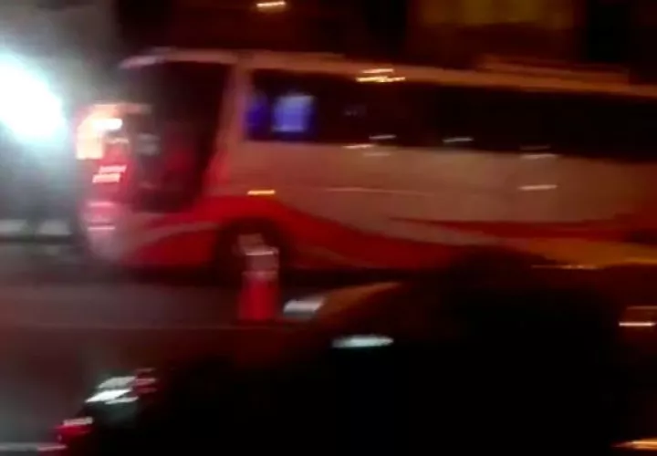 La mujer viajaba en un autobús de la ruta La Chorrera - Panamá. 