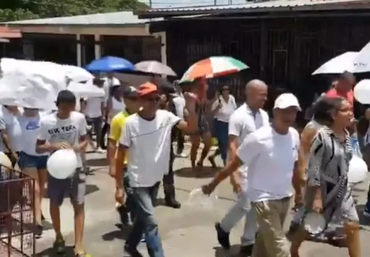 Se unieron para pedir más seguridad en la comunidad.