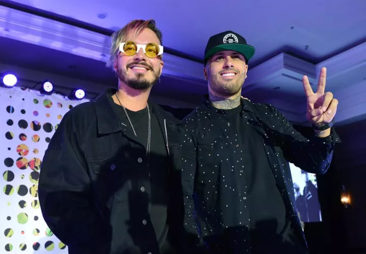 J. Balvin  y Nicky Jam. EFE