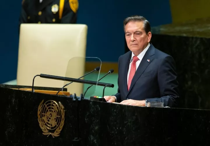 El presidente Laurentino Cortizo hizo su primera aparición en el pódium de la Asamblea General de la ONU, en la que participan 150 Jefes de Gobierno y de Estado. 