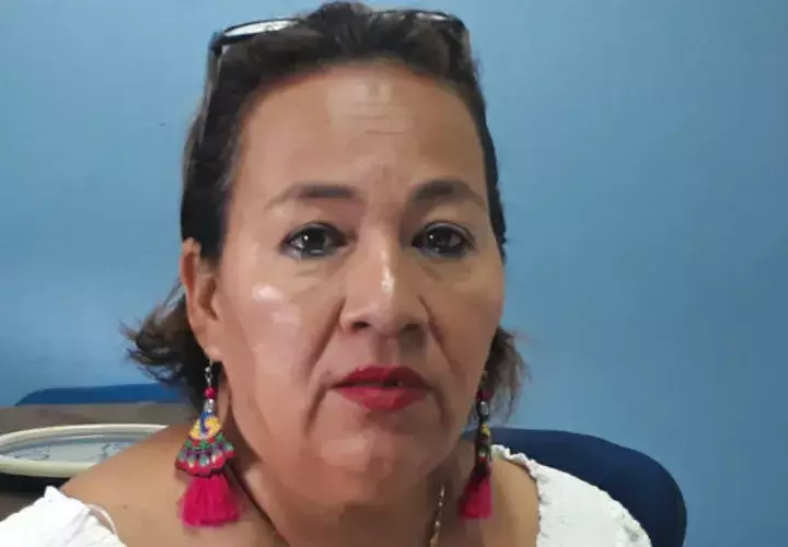 Ledis Lezcano Beitia, hermana de la occisa que reclama justicia. Foto: José Vásquez. 