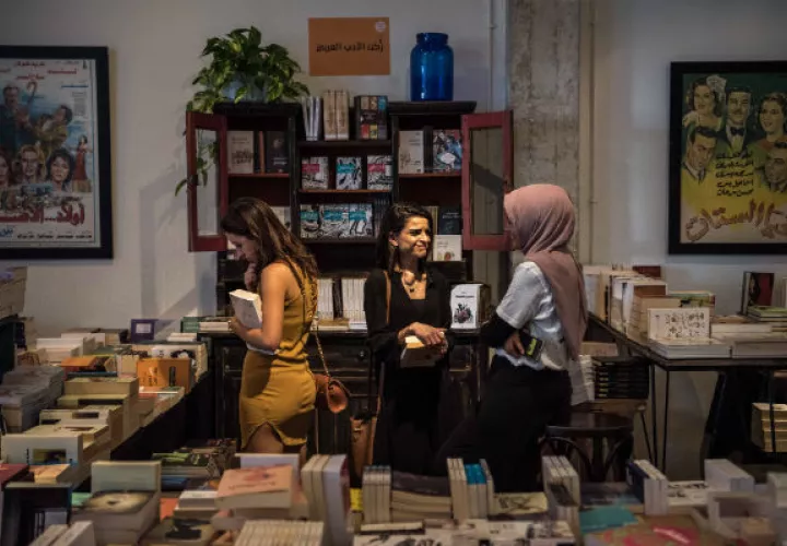 Libros libaneses fueron vetados de una feria del libro. Foto/ Sergey Ponomarev para The New York Times.
