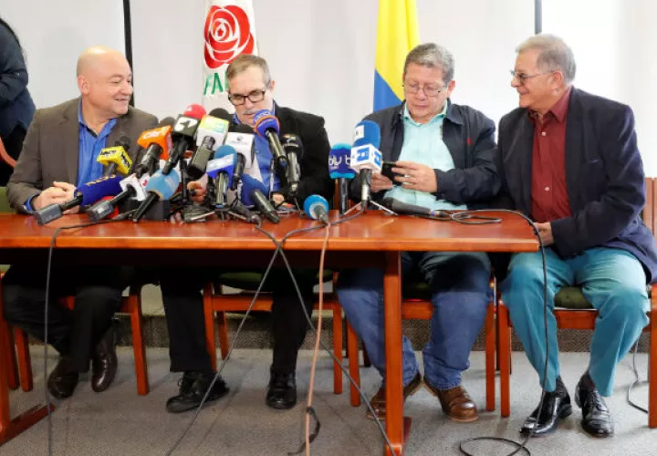 Líderes del partido político FARC rechazan tomar de nuevo las armas. Foto: EFE.