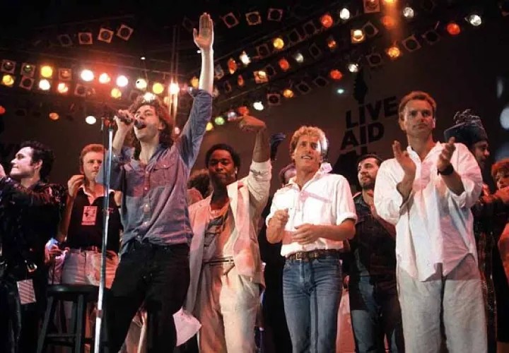 Live Aid fue una iniciativa del cantante y actor Bob Geldof. Foto: Archivo