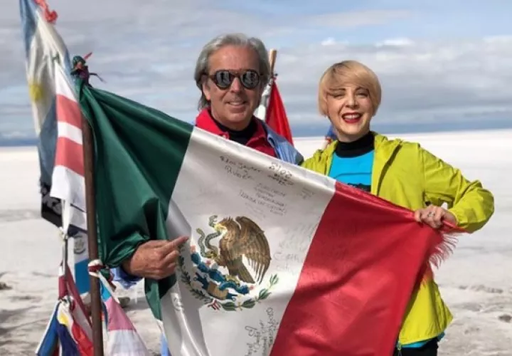 Lorenzo Lazo y Edith González. Foto: Instagram