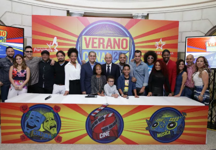 Ellos los esperan para pasar ratos amenos con el variado programa de Verano Canal 2019, donde los artistas en la foto y otros tanto panameños como invitados del extranjero los deleitarán. Foto: Aurelio Herrera Suira.