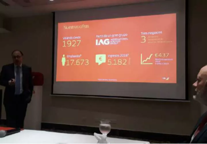Luis Gallegos, presidente de Iberia. Yessika Valdés