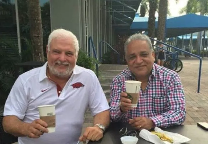 Ricardo Martinelli apoyará a Luis Eduardo Camacho (dcha.) en la impugnación en el circuito 8-6. 