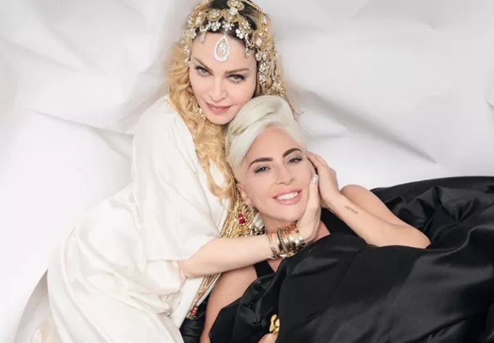 Esta es la imagen de Lady Gaga y Madonna. Foto: Instagram