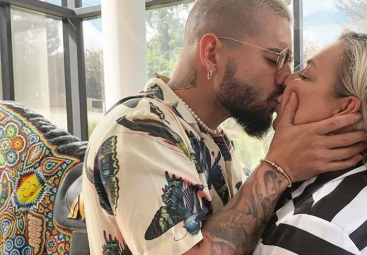 Maluma y su mamá.