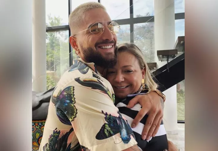 Maluma y su mamá.