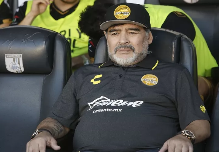 Maradona está indignado.