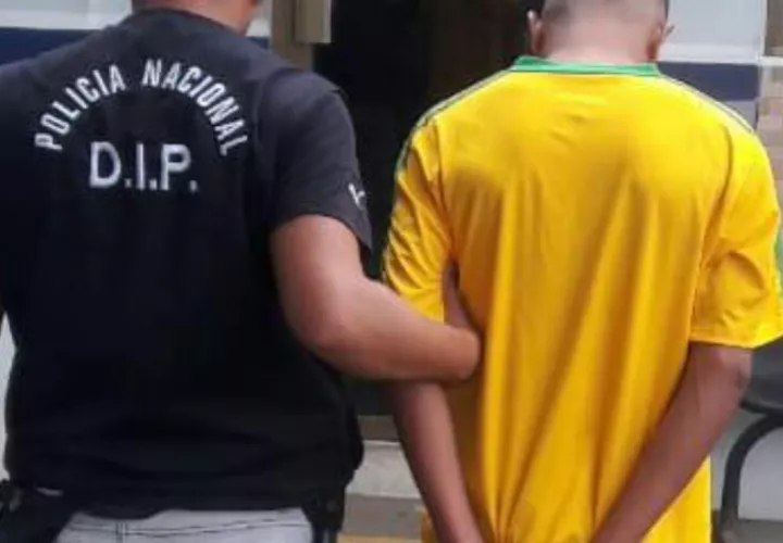 El hombre se dio a la fuga pero fue capturado por la Policía Nacional. Foto/Mayra Madrid