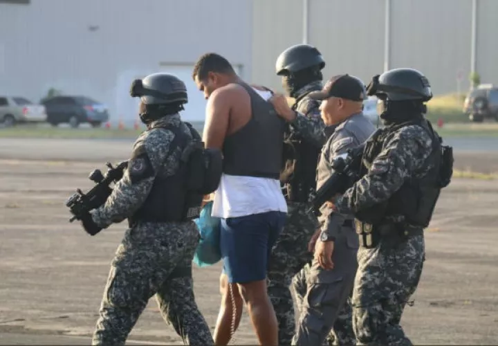 Eduardo Macea Alonzo, alias “Marshall” permanece detenido en la cárcel de Punta Coco. Foto: Policía Nacional.