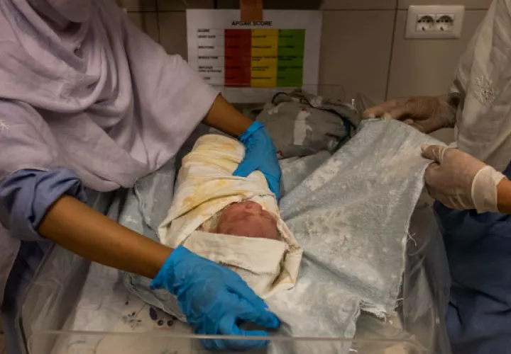 El Centro de Maternidad de Anabah trajo al mundo a más de 600 bebés al mes en el 2018. Foto/ Jim Huylebroek para The New York Times.