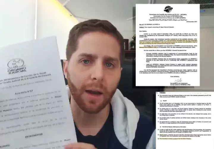 Interpol invitó a las autoridades locales a corroborar la información, pero "la comisión no recibió respuesta de Panamá". /Foto Twitter