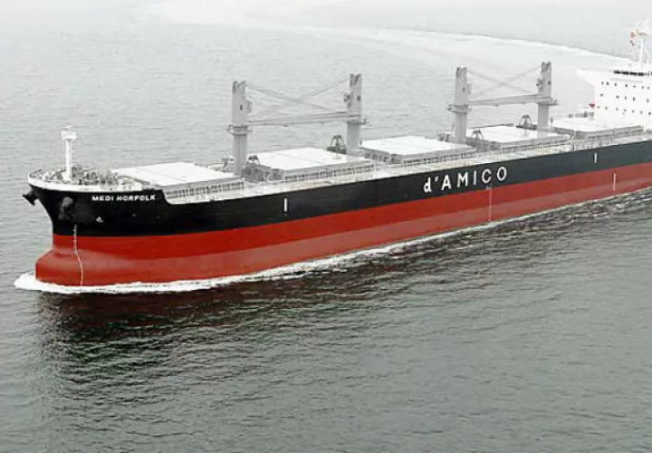 Al registro panameño de buques se ha incorporado el buque granelero (bulk carriers) "Medi Norfolk", de 60 mil toneladas. Foto/AMP