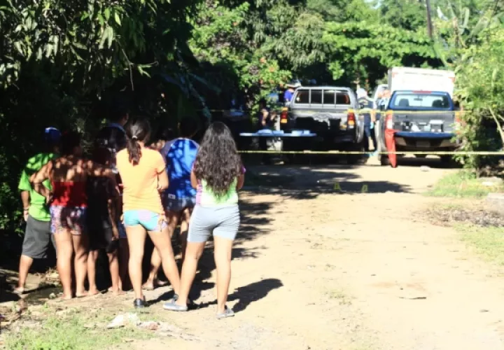 No se ha ubicado el arma de fuego utilizado en este hecho, que constituye el segundo homicidio en lo que va del 2019 en la provincia de Herrera. Foto/Thays Domínguez