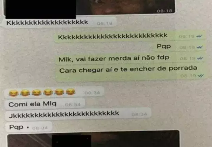 Conversación de Daniel Correa a través de  Whatsapp con su mejor amigo.