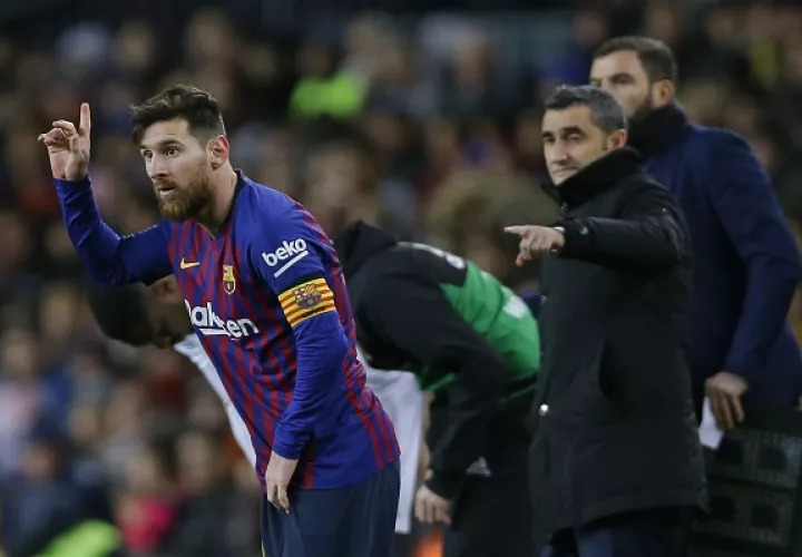 Messi igualó las acciones en el segundo tiempo.